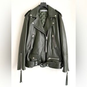 Oversized Acne Studios Leather Jacket